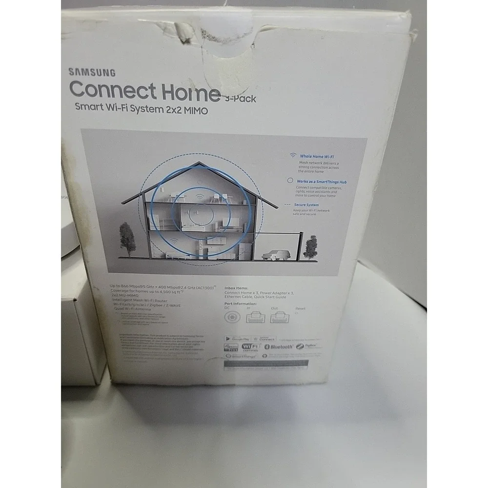Samsung Connect Home Smart W-Fi System 2x2 MIMO ET-WV520‎ AC1300 (3 Pack)